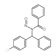 Benzamide,N-[(4-chlorophenyl)phenylmethyl]-N-nitroso- structure