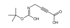 2-Butynoicacid,4-[[(1,1-dimethylethoxy)carbonyl]amino]-(9CI)结构式