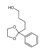 4-(2-phenyl-1,3-dioxolan-2-yl)butan-1-ol Structure