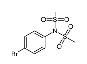 N-(4-bromophenyl)-N-(methylsulfonyl)methanesulfonamide结构式