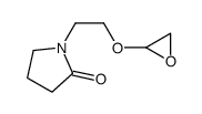 1-[2-(oxiran-2-yloxy)ethyl]pyrrolidin-2-one Structure