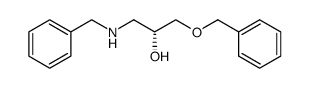 (R)-1-(benzylamino)-3-(benzyloxy)propan-2-ol structure