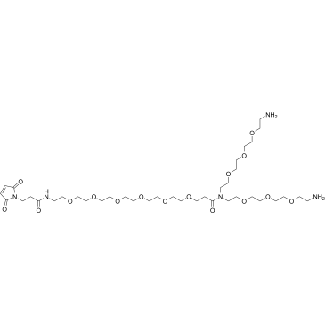 N-(Mal-PEG6)-N-bis(PEG3-amine) TFA picture