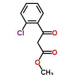 Methyl 3-(2-chlorophenyl)-3-oxopropanoate structure