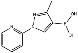 3-Methyl-1-(pyridin-2-yl)pyrazole-4-boronic acid picture