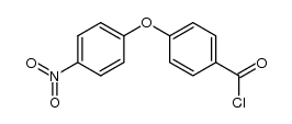 4-(4-nitro-phenoxy)-benzoyl chloride Structure