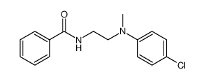 N-{2-[(4-chlorophenyl)methylamino]ethyl}benzamide Structure