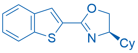 (R)-2-(苯并[b]噻吩-2-基)-4-环己基-4,5-二氢恶唑图片