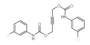 Carbamic acid,(3-chlorophenyl)-, 2-butyne-1,4-diyl ester (9CI) picture