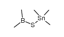 trimethylstannyl dimethylboryl sulfane结构式