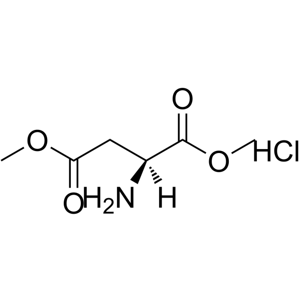 H-Asp(OMe)-OMe.HCl Structure