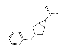 3-benzyl-6-nitro-3-azabicyclo[3.1.0]hexane结构式