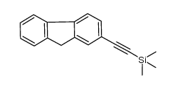 2-trimethylsilylethynylfluorene Structure