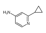 4-Pyridinamine,2-cyclopropyl-(9CI) structure