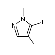 4,5-diiodo-1-methylpyrazole结构式