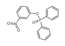 m-nitrophenyl diphenylphosphinate Structure