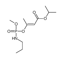 propan-2-yl (E)-3-[methoxy(propylamino)phosphoryl]oxybut-2-enoate Structure