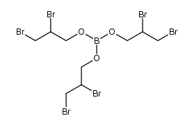 boric acid tris-(2,3-dibromo-propyl ester)结构式