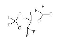 1,1,2,2-tetrafluoro-1,2-bis(trifluoromethoxy)ethane结构式