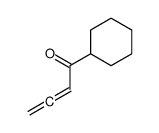 1-cyclohexylbuta-2,3-dien-1-one结构式