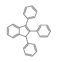 1,2,3-triphenyl-1H-indene structure