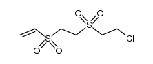 [2-(2-chloro-ethanesulfonyl)-ethanesulfonyl]-ethene Structure