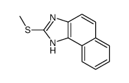 2-methylsulfanyl-3H-benzo[e]benzimidazole Structure