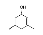 (1S,5S)-3,5-Dimethyl-cyclohex-2-enol Structure