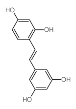 4-[2-(3,5-Dihydroxyphenyl)vinyl]-1,3-benzenediol Structure