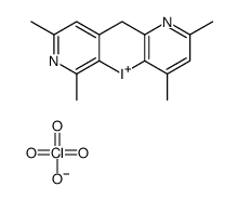 bis(2,4,6-trimethylpyridin-3-yl)iodanium,perchlorate Structure