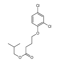 isobutyl 4-(2,4-dichlorophenoxy)butyrate structure