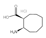 (1S,2R)-2-AMINO-CYCLOOCTANECARBOXYLIC ACID HYDROCHLORIDE结构式