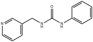 1-phenyl-3-(3-pyridylmethyl)urea结构式