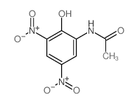 Acetamide,N-(2-hydroxy-3,5-dinitrophenyl)-结构式