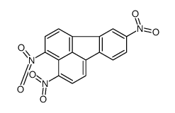 3,4,8-trinitrofluoranthene Structure