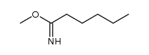 Methyl Hexanimidate Structure