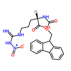 Fmoc-Arg(NO2 )-OH Structure