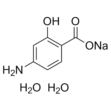 对氨基水杨酸钠结构式图片