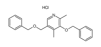 3-Benzyloxy-5-benzyloxymethyl-2,4-dimethyl-pyridine; hydrochloride结构式