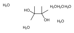 2,3-DIMETHYL-2,3-BUTANEDIOL HEXAHYDRATE structure