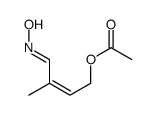 (4-hydroxyimino-3-methylbut-2-enyl) acetate Structure