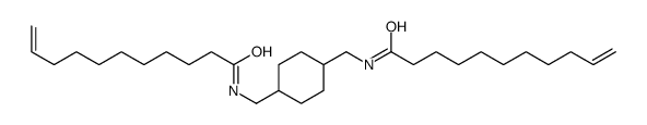 N-[[4-[(undec-10-enoylamino)methyl]cyclohexyl]methyl]undec-10-enamide结构式