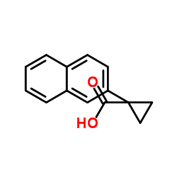 1-(2-Naphthyl)cyclopropanecarboxylic acid structure