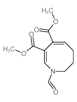 dimethyl (2E,4E)-1-formyl-7,8-dihydro-6H-azocine-3,4-dicarboxylate结构式