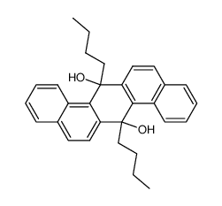 7,14-dibutyl-7,14-dihydro-dibenz[a,h]anthracene-7,14-diol Structure