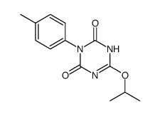 6-isopropoxy-3-p-tolyl-1H-[1,3,5]triazine-2,4-dione Structure