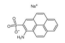 1-amino-pyrene-2-sulfonic acid , sodium-salt结构式