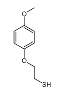 2-(4-methoxyphenoxy)ethanethiol结构式