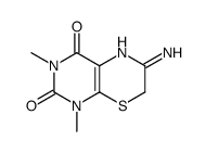 6-Amino-1,3-dimethyl-7H-pyrimido[4,5-b][1,4]thiazine-2,4(1H,3H)-dione Structure