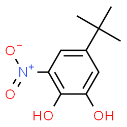 1,2-Benzenediol, 5-(1,1-dimethylethyl)-3-nitro- (9CI) structure